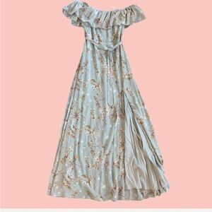 Eye catching sage maxi dress size Small